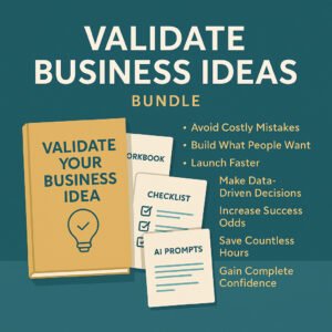 Validate Business Ideas Bundle: Test Before You Invest