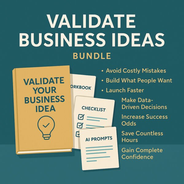 Validate Business Ideas Bundle: Test Before You Invest