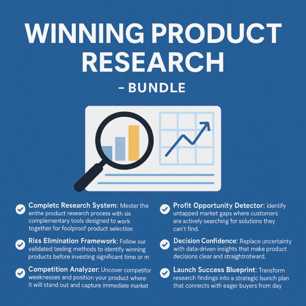 Winning Product Research